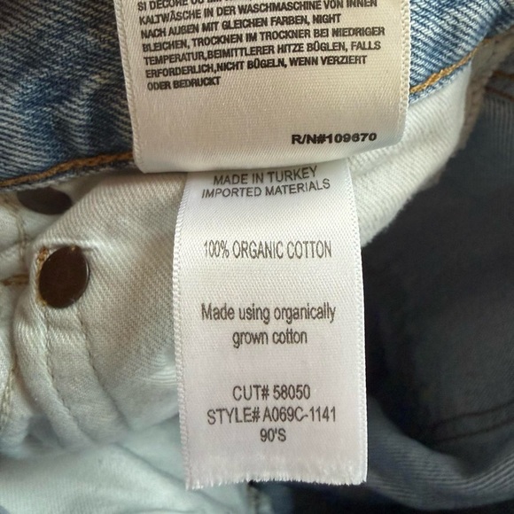 Agolde 90s mid rise loose fit color capture sz 23 - Picture 6 of 9